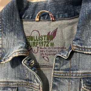 Hollister jean jacket